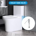 thumbnail image 3 of Fill Valve for Toilet Tank Toilet Fill Valve Universal Valve Low Noise Fill Valve Replacement Toilet Tank Accessory,1 * Fill Valve for Toilet Tank,White, 3 of 6