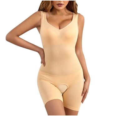 Seamless Underwear for Women Ladies Seamless One-Piece Open Crotch Body Shaper Abdominal Lifter Hip Shaper Underwear Stretch Slimming Body Corset