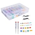 thumbnail image 1 of Herwey Car Fuses Assortment Kit,306Pcs Car Fuses Assortment Kit Blade Type Aluminum Sheet 2‑35A M + S With Circuit Tester, 1 of 8