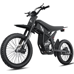2400W Ridingtimes GT73 Electric Motorbike 18.2AH*2 Electric BIKE UL2849 with 25" tires digital screen Carbon Steel,BLACK