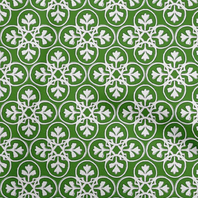 oneOone Silk Tabby Green Fabric Block Sewing Material Print Fabric By The Yard 42 Inch Wide