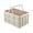 White, variant on Foldable Multifunctional Storage Box, Portable Camping Organizer with Removable Tarpaulin, Durable Plastic Design for Car, Home, or Outdoor Gear Organization