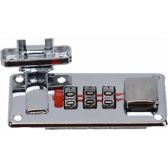 Vintage Combination Lock 65x29mm for Wooden Boxes Silver Right