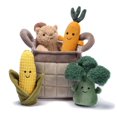 thumbnail image 1 of Lambs & Ivy Plush Veggie Basket Play Set with Interactive Stuffed Vegetable Toys, 1 of 4