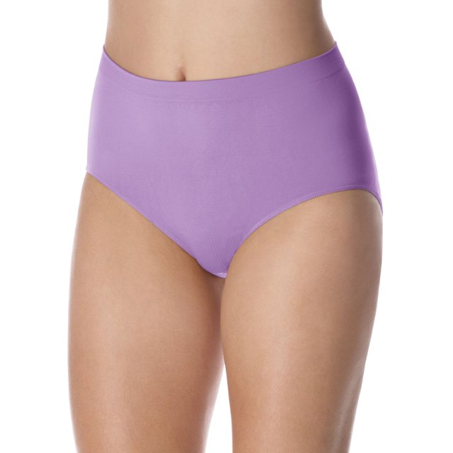 Bali Comfort Revolution Womens Microfiber Seamless Brief - Best-Seller, 6/7