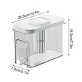 thumbnail image 3 of White 2.2L Plastic Water Jug With Filter Bpa Free Large Capacity Cold Brew Pitcher Refrigerator Safe Leakproof Lid For Tea Juice Infused Beverages #99D79, 3 of 4
