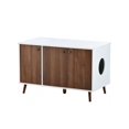 thumbnail image 3 of Cat Litter Box Enclosure, Cat Litter Box Furniture with Hidden Plug , Hidden Litter Box Furniture Washroom with Large Space, Indoor Pet House Crate Ca, 3 of 4