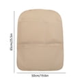 thumbnail image 3 of Leather Car Seat Back Protector Pad for Rear Seats Prevents Kicks Dirt and Damage Universal Fit Easy to Clean, 3 of 6