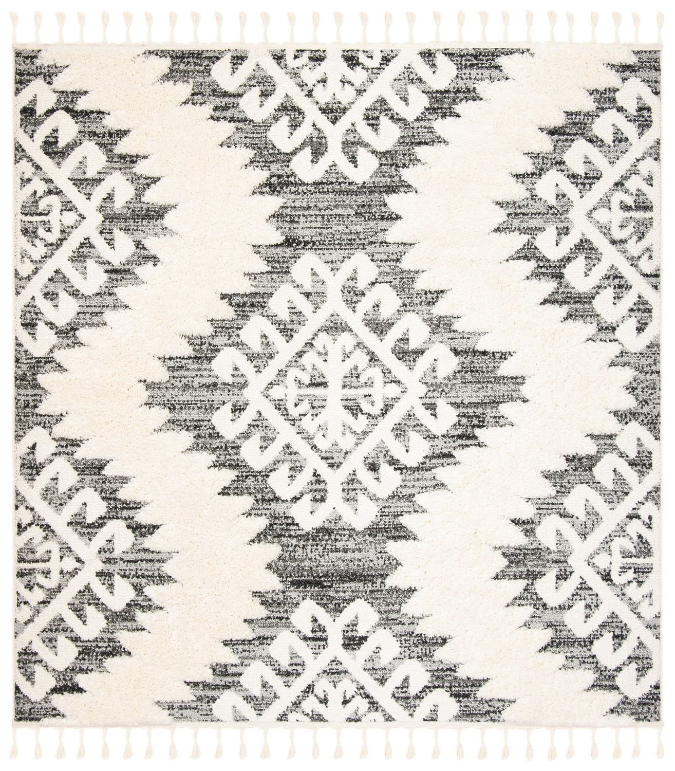Safavieh Moroccan Tassel Desmond Tapis Géométrique Shag