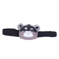thumbnail image 2 of Kids Headlamp Raccoon Appearance 2 Lighting Modes Lightweight Battery Powered Plastic LED Headlight for Children, 2 of 5