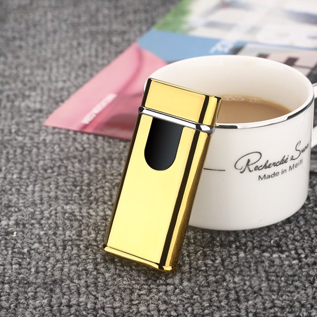 Edgergery Briquet Rechargeable Intelligent Affichage LED Écran Induction Briquet Cadeau