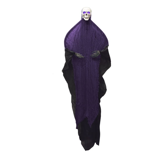 Way To Celebrate' Fantôme suspendu lumineux violet pour Halloween – 2,1 m (7 pi)