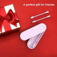 thumbnail image 3 of Mistaha Silicone Cotton Swabs Stick Reusable Portable and Cleanable Ear Q- Rough Friction Cotton Swabs for Ear Cleaning Makeup 2Pcs, 3 of 8