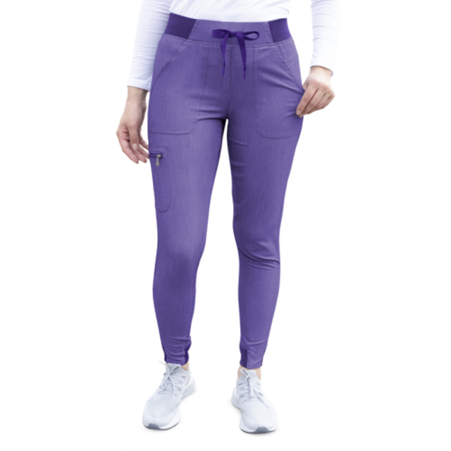 Adar Pro Heather Scrubs For Women - Ultimate Yoga Jogger Scrub Pants