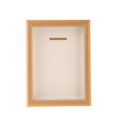 thumbnail image 1 of DOLITY Medal Display Shadow Box Frame Collectible Wood for Insignia Pins Gymnastics Wood Color 7inch, 1 of 9