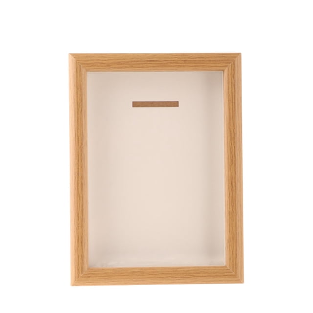 DOLITY Medal Display Shadow Box Frame Collectible Wood for Insignia Pins Gymnastics Wood Color 7inch