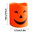 thumbnail image 4 of Halloween Without Flame Candles LED Battery Pillar Candles Like Autumn Halloween Holiday Party Decorative Set, 4 of 6