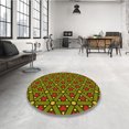 thumbnail image 4 of Ahgly Tapis Rectangulaire Lavable en Machine Intérieur Transitionnel Vert Pistache, 7 Pieds x 10 Pieds, 4 of 7