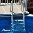 thumbnail image 4 of Vinyl Works Escabeau Réglable de 32 Pouces pour Piscines hors Terre, Blanc, 4 of 9