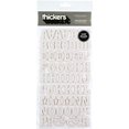 thumbnail image 1 of American Crafts 42864 Thickers Glitter Chipboard Letter Stickers, Roller Rink White, 1 of 3