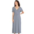 thumbnail image 1 of Robe cache-cœur mi-longueur George pour femmes, 1 of 6