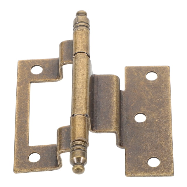 OULII Gold Mechanical Clock Door Hinges Metal Vintage Design for Grandfather Clock Repair