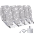 thumbnail image 1 of LNGOOR 5 Rolls Super Self Adhesive Art & Craft Tape with 2 mm Rhinestones Strips Sticker(Silver), 1 of 7