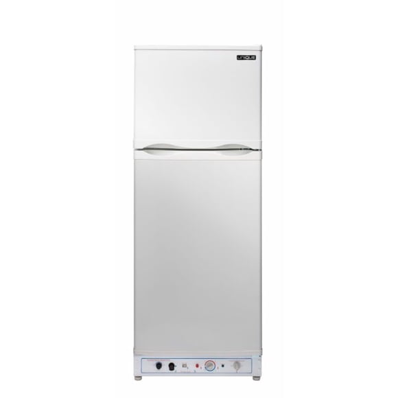 Unique 8 Cu/Ft White Direct Vent Propane Refrigerator Serial #