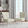 thumbnail image 2 of Designart "Zen In Organic Elements III" Green Botanical Upholstered Accent Chair - Bohemian & Eclectic Arm Chair For Living Room, 2 of 7