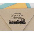 thumbnail image 4 of Printtoo Tampon d'Invitation de Mariage Personnalisé Rouge Auto-Adresse en Caoutchouc-60 x 40 mm, 4 of 6