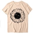 thumbnail image 2 of Meichang T-Shirt pour Femmes Joyeuse Saint-Valentin T-Shirts Amusants Graphiques Manches Courtes Col Rond Coupe Ample Tops de Vacances 2025 Soldes, 2 of 3
