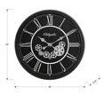 thumbnail image 4 of Monarch Specialties I 9032 - Clocks, 30" Round, Gear Mechanism, Large Oversized, Wall Clock, Black, Transitional, 4 of 4