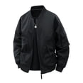 thumbnail image 3 of Dagugfen Vestes pour Hommes à Manches Longues à Fermeture Éclair Coupe Ample Cargo Plein Air Camping Randonnée Veste Militaire avec Multiples Poches, 3 of 8