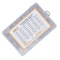 thumbnail image 4 of Screw Nut Washer Kit, Clear Thread 304 Stainless Steel M2 M2.5 M3 M4 M5 M6 Cross Strong Screw Nut Washer Assortment Set  for Repairmen, 4 of 7