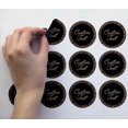 thumbnail image 2 of Darling Souvenir MADE WITH LOVE SequinTheme - 2" CustomStickersPremium 80 Self-AdhesiveRoundLabels, Personalized Wedding Party FavorStickers/RoundEnvelope Seal, 2 of 6