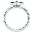 thumbnail image 2 of Bague Fleur de Citrine Stackable Expressions en Argent Sterling Taille 6, 2 of 3
