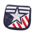 thumbnail image 4 of jinwen Golf Mallet Putter Cover Compact Golf Putter Protection Golf Club Head Cover Square, 4 of 9