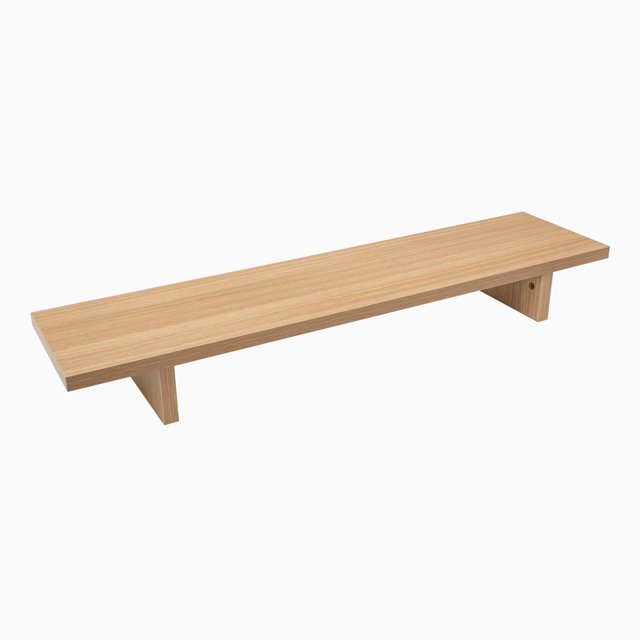 Desky Minimal Monitor Stand - Sublime Teak Laminate