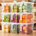 thumbnail image 2 of SIfdSeng Contenants Réutilisables pour Collations Boîte de Rangement pour Réfrigérateur Boîte de Conservation de Qualité Alimentaire Boîte Spéciale pour Légumes et Fruits de Cuisine Boîte à Oeufs Boîte de Rangement pour Oeufs Contenants de Préparation de Collations Zéro Déchet avec Couvercles, 2 of 9