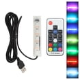 thumbnail image 3 of Fish Aquarium Tank Light - Aquarium Background Light with Wireless Remote Control,RGB Colored Changing, Underwater Submersible LED Light[Black], 3 of 8