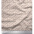 thumbnail image 1 of Soimoi Poly Georgette Fabric Clover Leaves Print Fabric by Yard 52 Inch Wide, 1 of 3