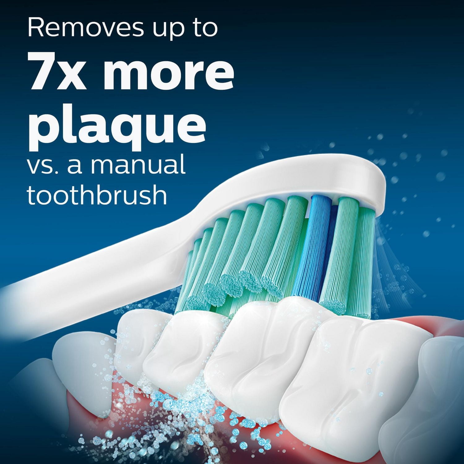 Philips Sonicare Contrôle Optimal de la Plaque Têtes de Brosse de Rechange RFID, HX9023, Blanc