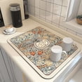 thumbnail image 1 of MesaSe Coffee Mat Hide Stain Rubber Backed Absorbent Coffee Maker Mat for Countertops Coffee Bar Mat Decor Spill Mat Rubber Dish Drying Mat for Kitchen Counter, 1 of 9
