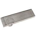 thumbnail image 1 of Linear Shower Drain, 20cm Length 5.5cm Width Stainless Steel Rectangular Bathroom Floor Drain Rectangle Shower Floor Drain Linear Floor Drain for 2.0in Pipe Bad Smell Prevention, 1 of 8