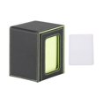 thumbnail image 2 of jinwen Card Deck Box Card Deck Storage Box, Transparent Window Album Card Holder Case Card Cards Case TCG Cards Protector Decks Case black green, 2 of 9