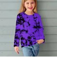 thumbnail image 4 of RXIRUCGD Chemises à Manches Longues pour Filles, Col Rond Mignon, Blouses Décontractées Élégantes (Violet, Taille : 5 Ans), 4 of 6