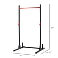 thumbnail image 4 of Strength Power Squat Rack Barbell Lifting Pull Up Weight Stand Home Gym, 4 of 9