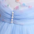 thumbnail image 3 of Robes de Princesse pour Filles Robes pour Enfants Filles Robe de Princesse Sans Manches Robe en Maille Fleur Robes pour Petites Filles Robes Fleuries pour Filles, 3 of 9