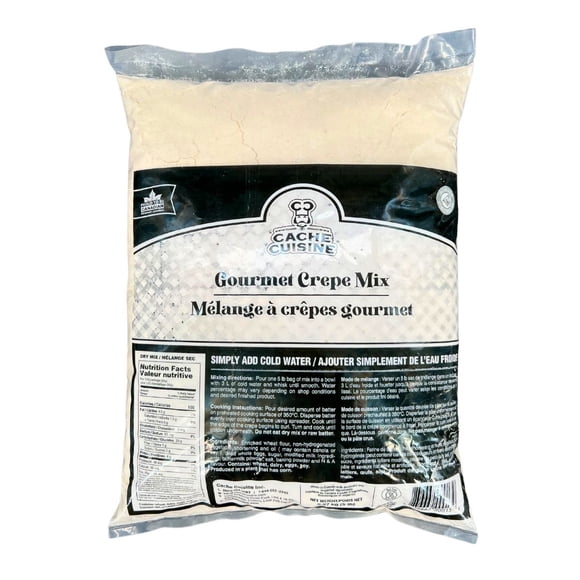 Cache Cuisine Mélange pour Crêpes Gourmet - 2,27 kg - 1 Unité - Crêpes de Qualité Professionnelle et Faciles à Préparer à la Française (1 Unité)