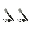 thumbnail image 3 of Redempat Stainless Steel Golf Club Brush Portable Solid Color Shoe Brushes Black with Lid 2Set, 3 of 6